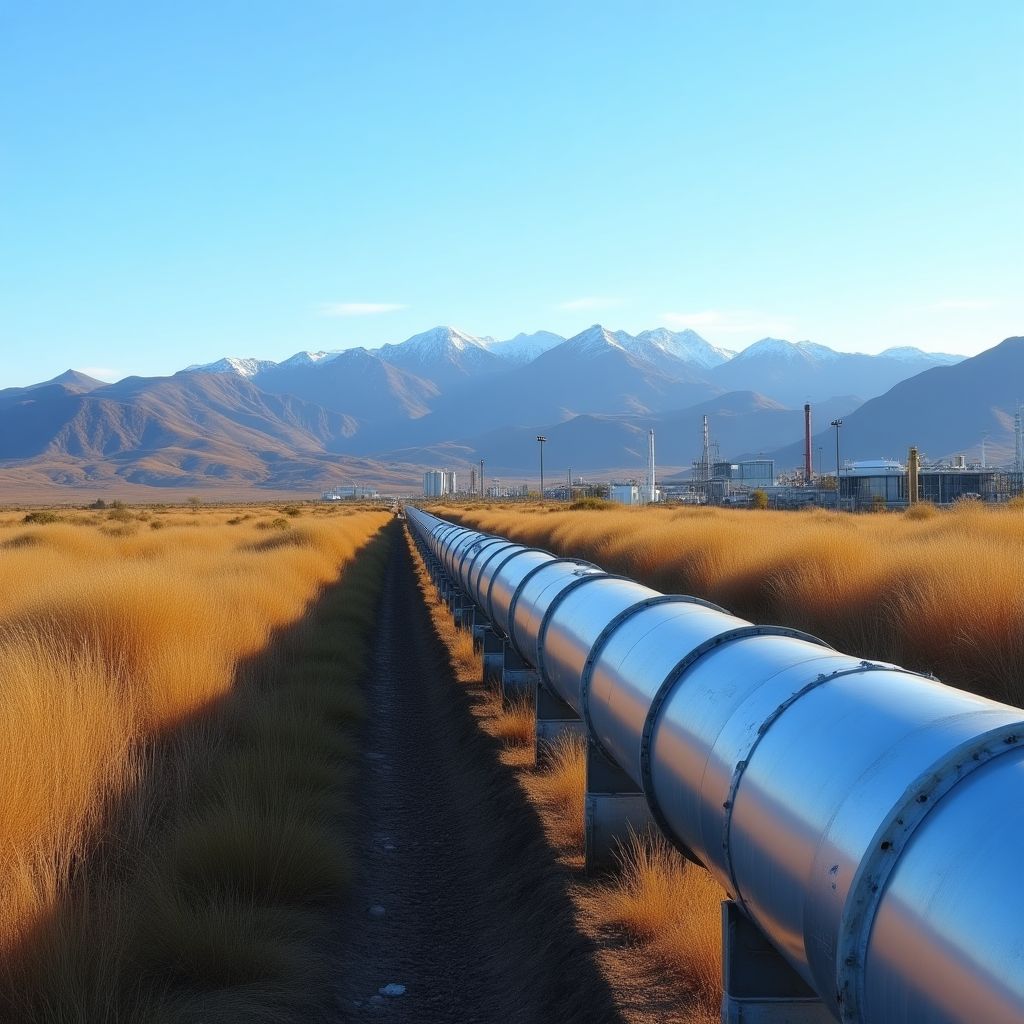 Infraestructura petrolera en Neuquén