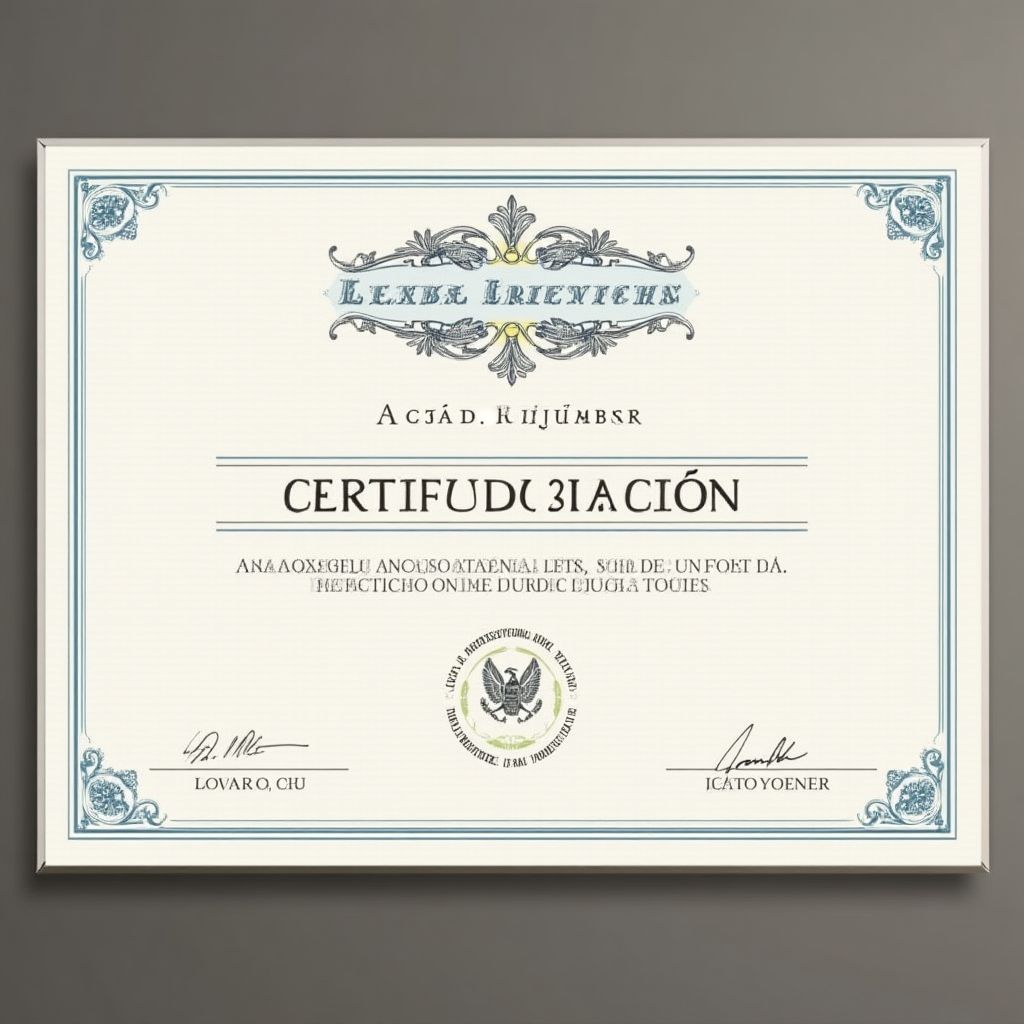 Certificación 1
