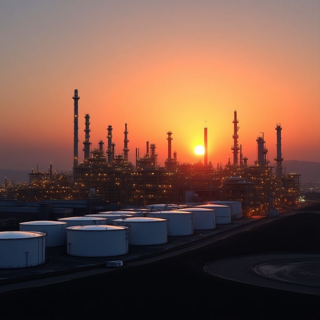 Refinería de petróleo en Buenos Aires